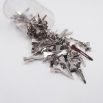 Clipsuri metalice pentru coafor CLP00EE de 4.5 cm, set 68 buc